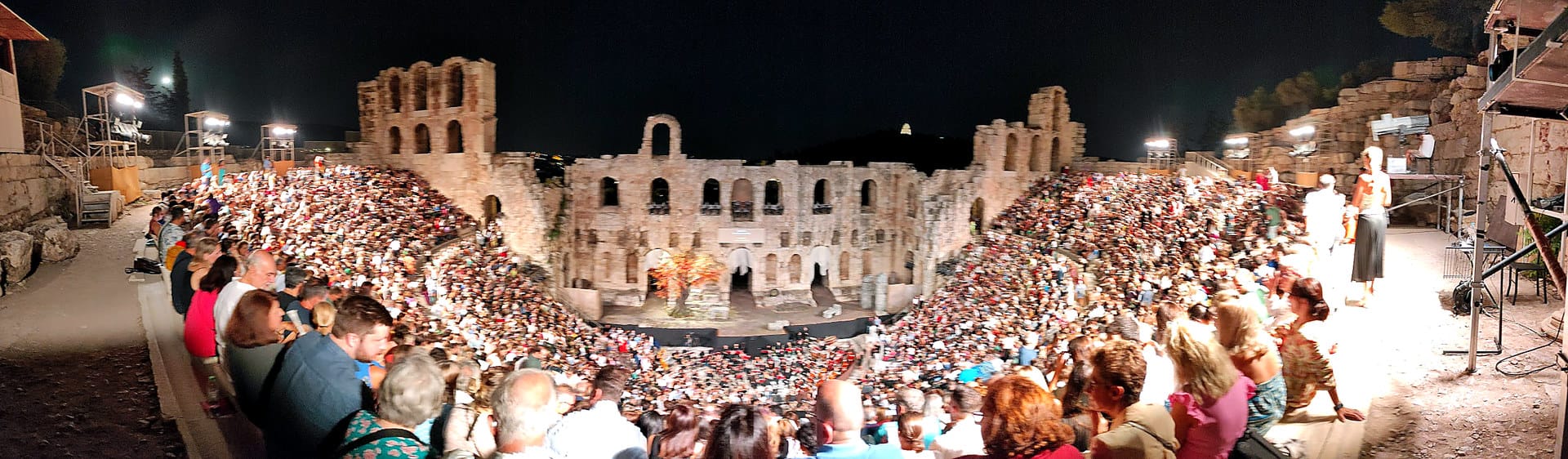 Outdoor performance at the Herodium